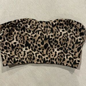 Unbranded Leopard Print Bralette Size L